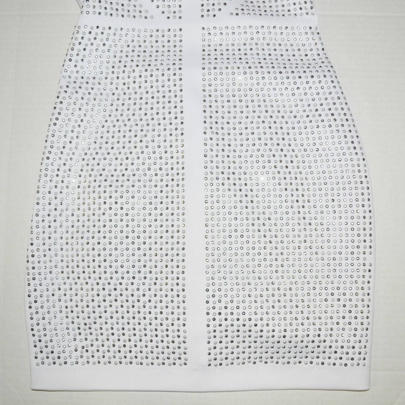 New GUESS Bedford Embellished BodyCon Dress sz 2 - Picture 5 of 6